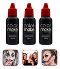 Kit 3 Sangue Artificial Colormake 20g Vermelho Halloween Fes Kit 3 Sangue Artificial Colormake 20g Vermelho Halloween Fes