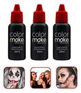 Kit 3 Sangue Artificial Colormake 20g Vermelho Halloween Fes Kit 3 Sangue Artificial Colormake 20g Vermelho Halloween Fes