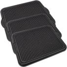 Kit 3 Sanitário Canino Higiênico Toalete Pipi Dog Xixi Educador Tapete Plástico Black