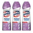 Kit 3 Sapólio Radium Multiuso Cremoso Lavanda 250ml