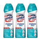Kit 3 sapolios radium cremoso cloro ativo 250 ml