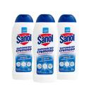 Kit 3 Saponáceo Cremoso Sanol 500ml Fragrância Original