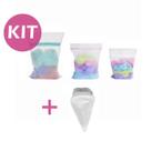 Kit 3 Saquinhos C/ Ziper e Coletor Pelos p/ Maquina Lavar