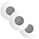 Kit 3 Sensores de Presença Residencial de Teto Exatron Smart X-Control Automático Sensor de Movimento Interno Fotocélula