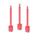 Kit 3 Serra Copo Diamantada Haste Furadeira 40mm Diametalic
