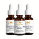 Kit 3 Sérum Facial Antioleosidade, Redutor De Poros, Uniformizador, Iluminador Bioflorattus