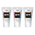 Kit 3 Sete Sensações Lubrificante Íntimo com Ação Dessensibilizante 25g Hot Flowers