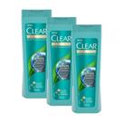 Kit 3 Shampoo Anticaspa Clear Detox Diário 200ml