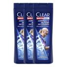 Kit 3 Shampoo Anticaspa Controle Coceira Clear Men 200ml