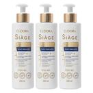 Kit 3 Shampoo Anticaspa Feminino Coceira Scalp Rebalance Dermo Hair 300ml Eudora Siàge