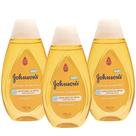 Kit 3 Shampoo Infantil Johnsons Baby Gold - 200ml