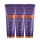 Kit 3 Shampoo para Cabelo Liso Intenso Antifrizz Contra Frizz Sonhos 250ml Eudora Siàge Kit 3 Shampoo para Cabelo Liso Intenso Antifrizz Contra Frizz Sonhos 250ml Eudora Siàge