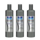 Kit 3 Shampoos Cinza Desamarelador Cabelos Brancos Louros ou Grisalhos Nupill 300ml