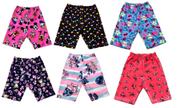 Kit 3 Short Bermuda Ciclista Cotton Infantil Menina 2 Ao 10