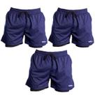 Kit 3 Short Masculino Academia Esportivo 2 em 1 Short Segunda Pele Calção Corrida Fitness Treino