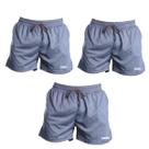Kit 3 Short Masculino Academia Esportivo 2 em 1 Short Segunda Pele Calção Corrida Fitness Treino