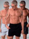 Kit 3 Short Praia Masculino Tactel com Elastano Premium Conquest