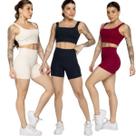 KIT 3 Short Smart Verão Bella Fiore Shortinho Para Treino Academia Moda Fitness
