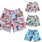 Kit 3 Short Tactel Estampado Mauricinho Verão Masculino Adulto