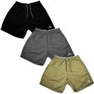 Kit 3 Shorts Básico Masculino Verão Corrida Moda Piscina