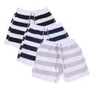Kit 3 Shorts Bermuda AMGK Praia Tactel Liso Masculino