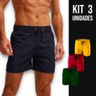 Kit 3 Shorts Bermudas Academia Treino Corrida Masculina TRAINING 182