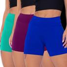 Kit 3 Shorts Bermudas Fitness Treino Leg BÁSICA Legging Cintura Alta 1065 Kit 3 Shorts Bermudas Fitness Treino Leg BÁSICA Legging Cintura Alta 1065