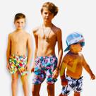 Kit 3 Shorts Bermudas Menino Praia Água INFANTIL JUVENIL VERÃO 207