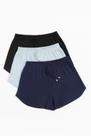 kit 3 Shorts Canelado Confortavel Plus Size Bermudinha Moda Praia G1 ao G3