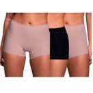 Kit 3 Shorts Cintura Alta Liebe Free 302003 Sem Costura Kit 3 Shorts Cintura Alta Liebe Free 302003 Sem Costura