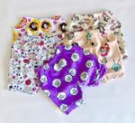 Kit 3 Shorts Estampado Feminino em Algodão Kit 3 Shorts Estampado Feminino em Algodão