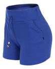 Kit 3 Shorts Feminino Moletinho Básico Com Bolsos Amarração