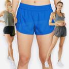 Kit 3 Shorts Femininos Praia Fitness Corrida Bermuda Neutro 45