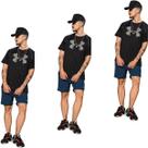Kit 3 Shorts Masc Tactel Elastano Academia Fitness R 398 Kit 3 Shorts Masc Tactel Elastano Academia Fitness R 398