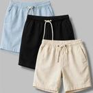 Kit 3 Shorts Masculino Bermuda Linho Verão Mauricinho Praia Kit 3 Shorts Masculino Bermuda Linho Verão Mauricinho Praia