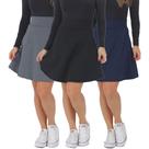 KIT 3 Shorts Saia Feminino Moda Evangelica Suplex