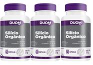 Kit 3 Silício Orgânico 60 Cápsulas - Duom