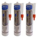 Kit 3 Silicone 240g Cibrasil Neutro Incolor Cibra