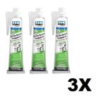 Kit 3 Silicone Acético Transparente 50g Tekbond