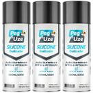 Kit 3 Silicone Aroma Carro Novo Automotivo Finisher 250ml Painel Brilhando Perfume
