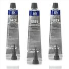 Kit 3 Silicone Neutro Automotivo Formador de Juntas Car 8099 Grey 85g