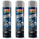 Kit 3 Silicones Aerossol Multiuso Perfumado Aqua Proauto 321ml