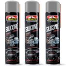 Kit 3 Silicones Aerossol Multiuso Perfumado Carro Novo Proauto 321ml