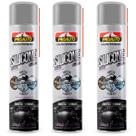 Kit 3 Silicones Aerossol Multiuso Perfumado Lavanda Proauto 321ml