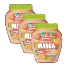 kit 3 Skala Creme de Tratamento 2 em 1 Manga e Castanha do Pará 1Kg