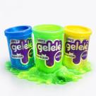 Kit 3 Slime Brilha no Escuro Divertida 3 Cores Gelelé Massinha Geleca Brilhante