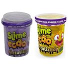 Kit 3 Slime - Ecão Metalizado - Várias Cores