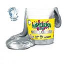 Kit 3 Slime Prata Metal Colors 180g Kimeleka Acrilex