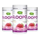 Kit 3 Sloopo Shake Diet com colageno 400g Sabor Morango Unilife