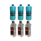 Kit 3 Solução de Ácido para Bateria mais 3 Agua Desmineralizada Kit 3 Solução de Ácido para Bateria mais 3 Agua Desmineralizada